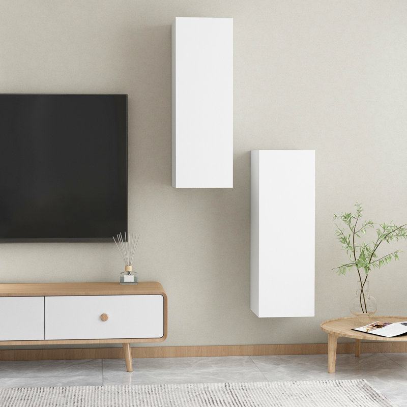 90cm H Media Cabinet, Sonoma Oak, 90cm H x 30.5cm W x 30cm D