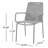 Brittany Stackable Rope Patio Dining Armchair-1608743546