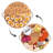 Wooden Deviled Egg Platter Round