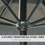 Lamson 2.6m Traditional Parasol