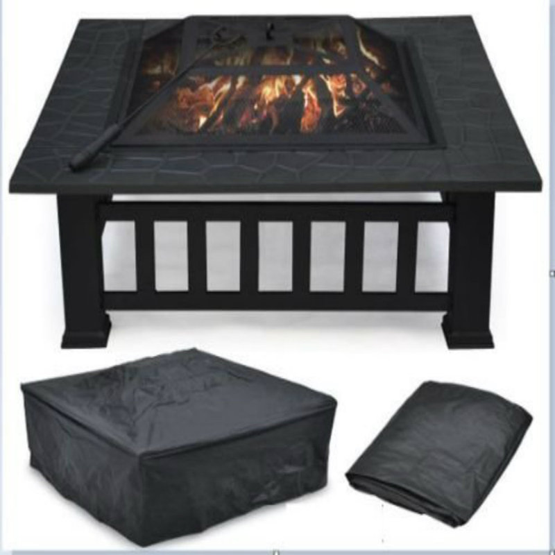 Hackman Square Steel Smokeless Fire Pit