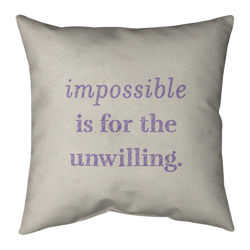 Coussin de sol, 28 po x 28 po, Blanc / Mauve