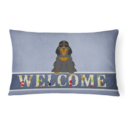  Coussin Cocker Spaniel Welcome