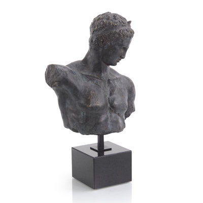 Greek Bust In Verde-Black