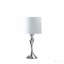 Lampe de table moderne en métal argenté 24,5 po In Bailey-1096114173