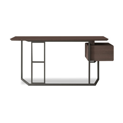 62.99" Brown Rectangular Solid Wood desks