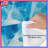 Blue Geometric Triangles Comforter-123991855