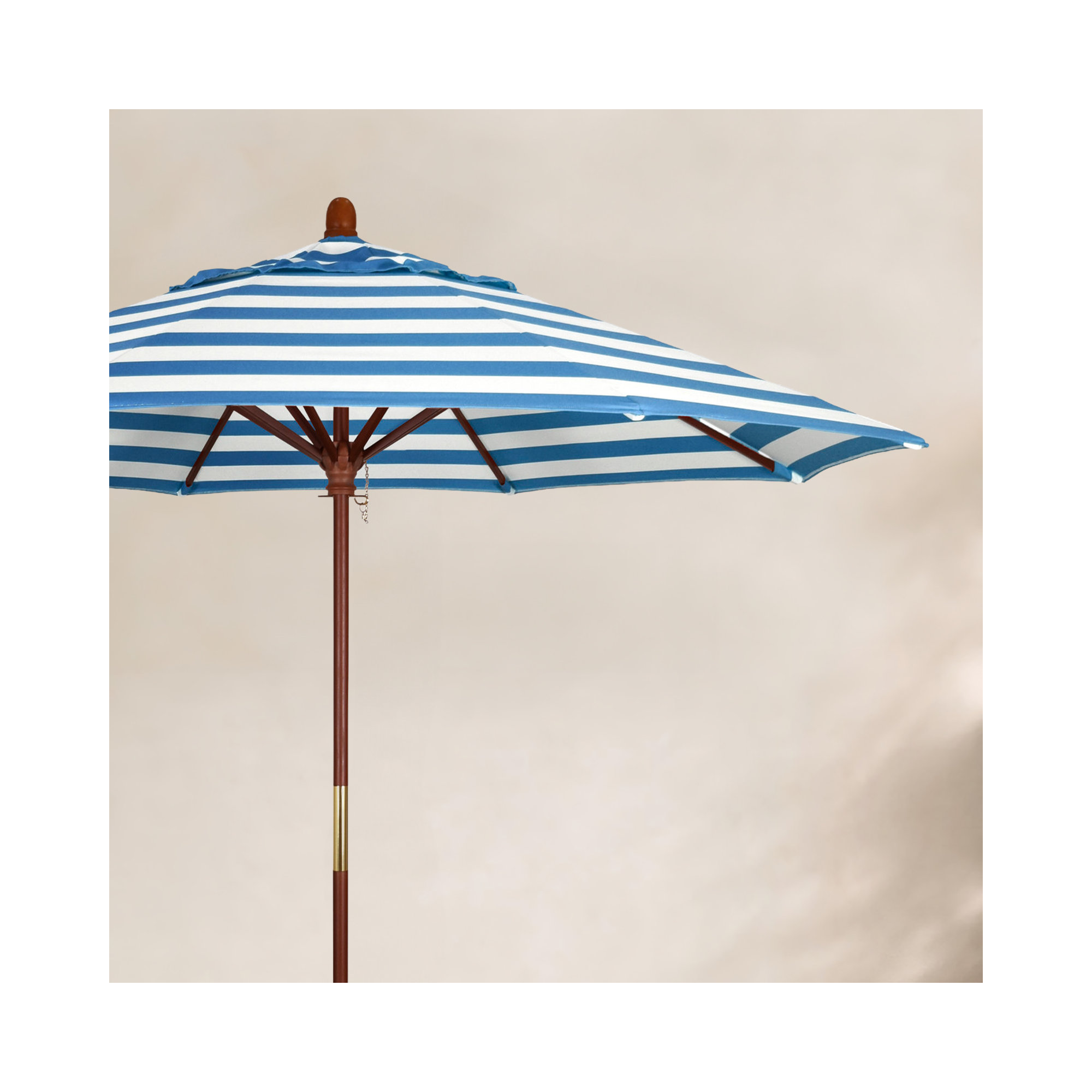 Manford 108'' Sunbrella® Outdoor Umbrella, Cabana Regatta Sunbrella®