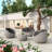Giany Fully Assembled Altuminum Frame 4 - Person PVC-coated polyester Rope Outdoor Seating Group with Cushions-1706253905-1707526154