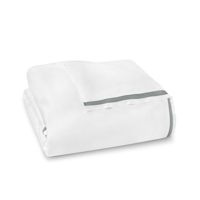 Duvet Cover Sonia, White/Pewter, King Duvet Cover