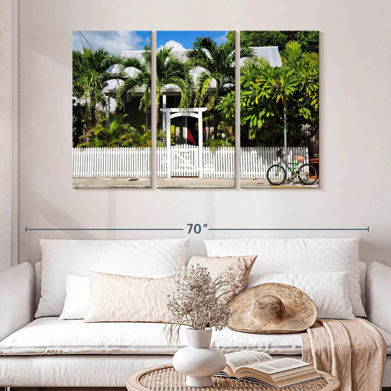 Lilie Key West Cottage, H 32 po x l 50 po