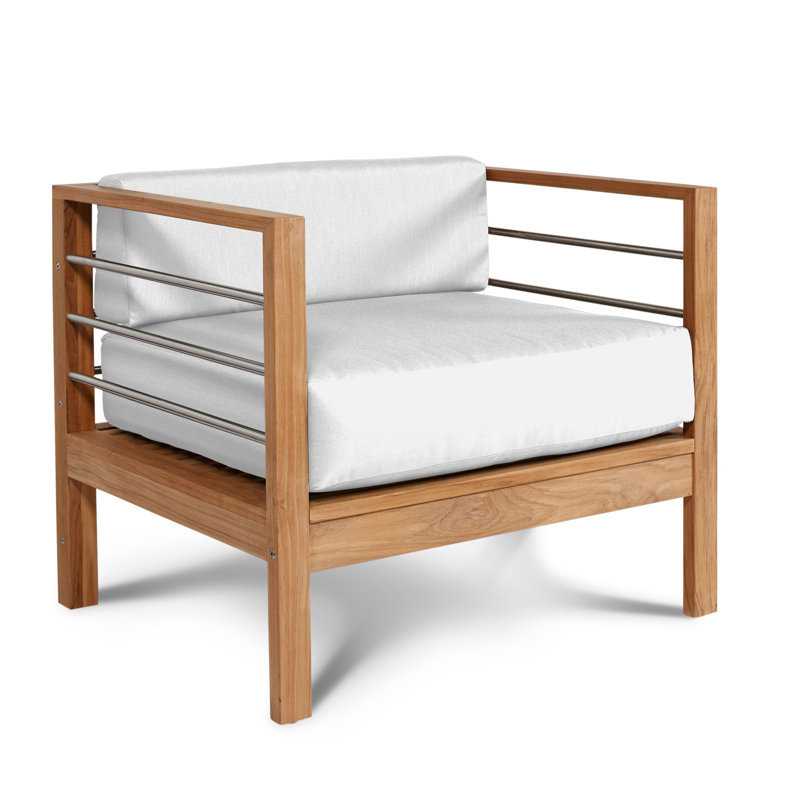 Soho Teak Arm Chair with Cushion