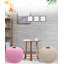 Pouf rond de 19 po de largeur-476601044