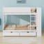 Lit superposé avec 2 tiroirs et armoire à couches multiples-115720475-115720470