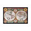 Antique Map Terre Universelle, 1594, impression sur toile-73865088-73865089-10784515