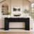63-Inch  Entryway Console Table，Modern Sofa Table Behind Couch-488851853