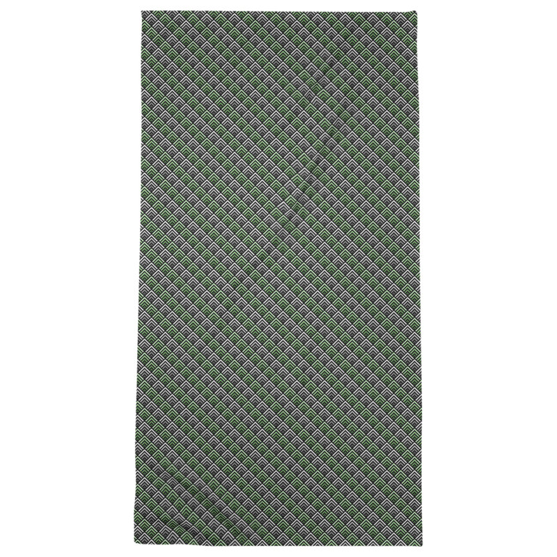 Katelyn Elizabeth Cotton Blend Bath Towel, Green/Gray
