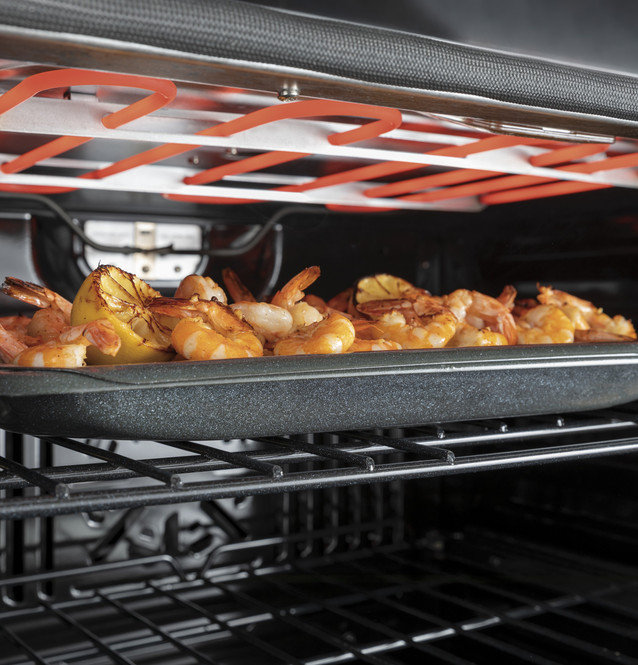 GE Appliances 27" 4.3 Cubic Feet Smart Electric Wall Oven with Soft Close Door