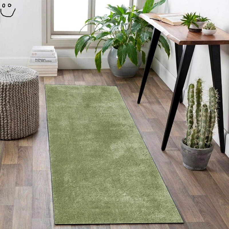 Solid Colour Shag Area Rug, Rectangle 80 x 150cm