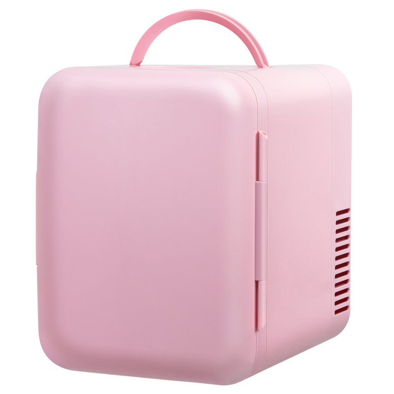 0,14 pi³ Topbuy Mini réfrigérateur de comptoir, Rose