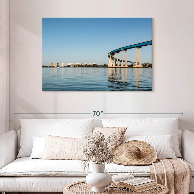 Lilie Curvy Coronado Bridge, 30" H x 45" W
