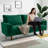 Mauck Modern Sofa,70 Inch Velvet Couch for Living Room,Spring Cushions,Solid Wood Frame,Easy Assembly for Small Spaces-877149549