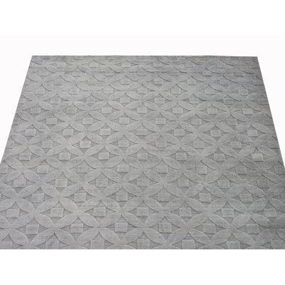 Tapis moderne en soie fait à la main 5X8