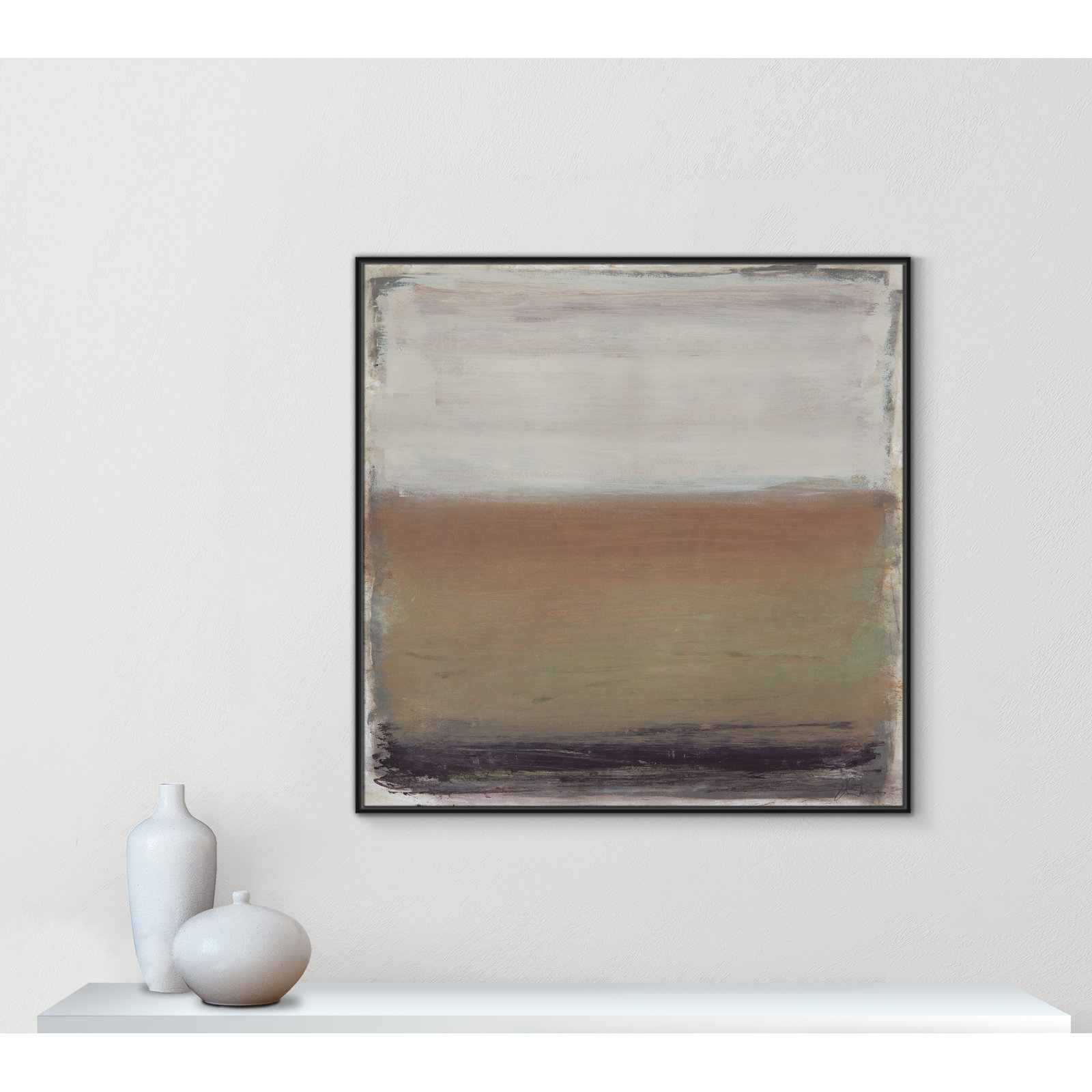 Arizona Print by , 46.5" H x 46.5" W, Black