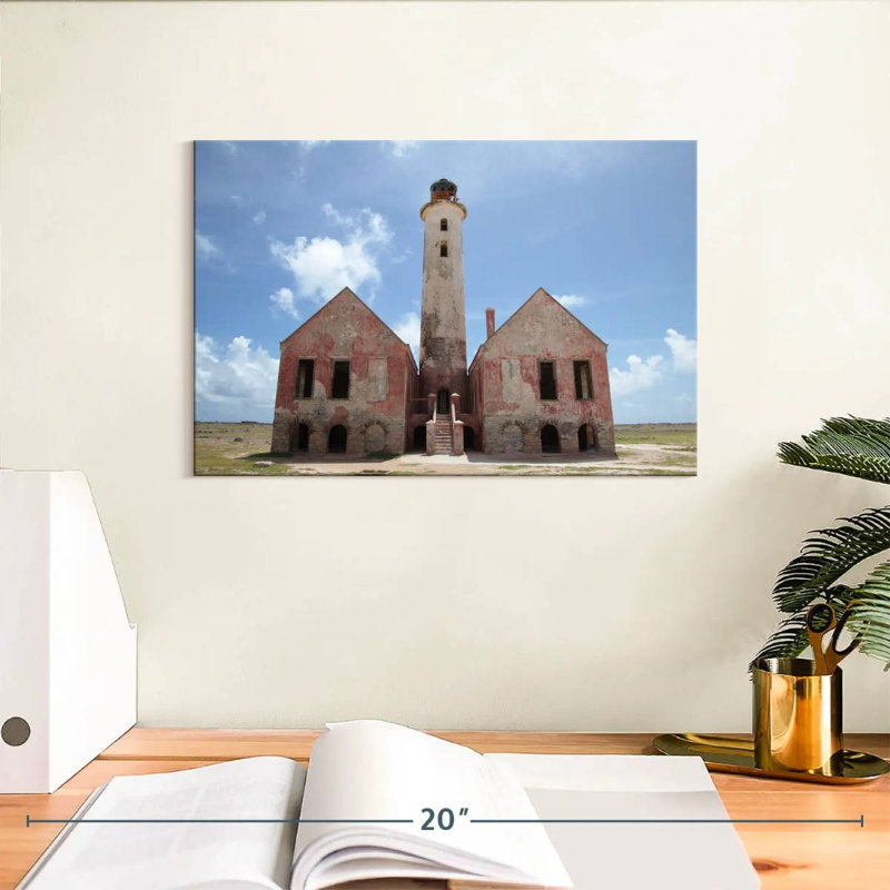 Petit phare de Curaçao, H 8 po x l 12 po