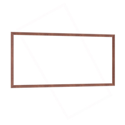 60"X30" Oversized Modern Rectangle Bathroom Mirror With Walnut Frame Decorative Large Wall Mirrors For Bathroom Living Room Bedroom Vertical Or Horizontal Wall Mounted Mirror With Aluminum Frame