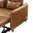 Convertible Sleeper Sofa with Integrated USB Charging