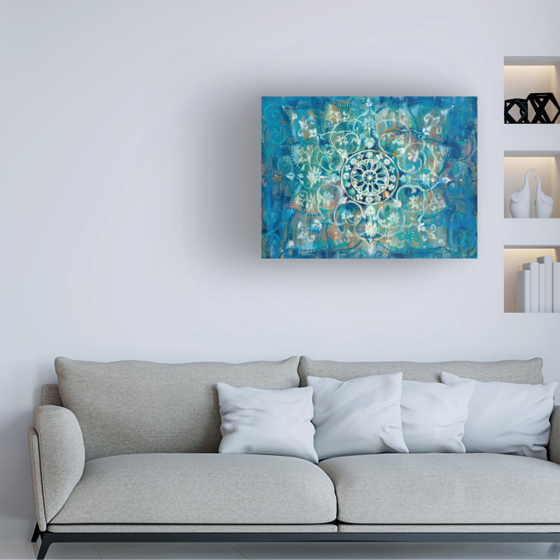 Art sur toile Danhui Nai Mandala, H 14 po x l 19 po