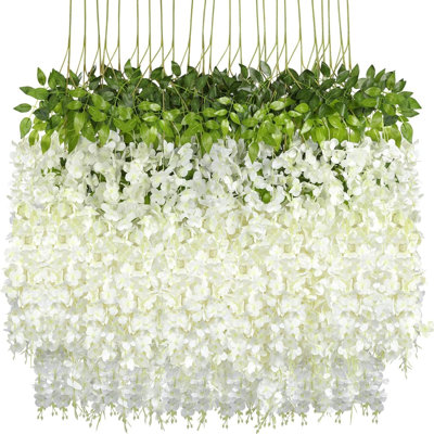 Hanging Flowers 24 Pack Fake Flower