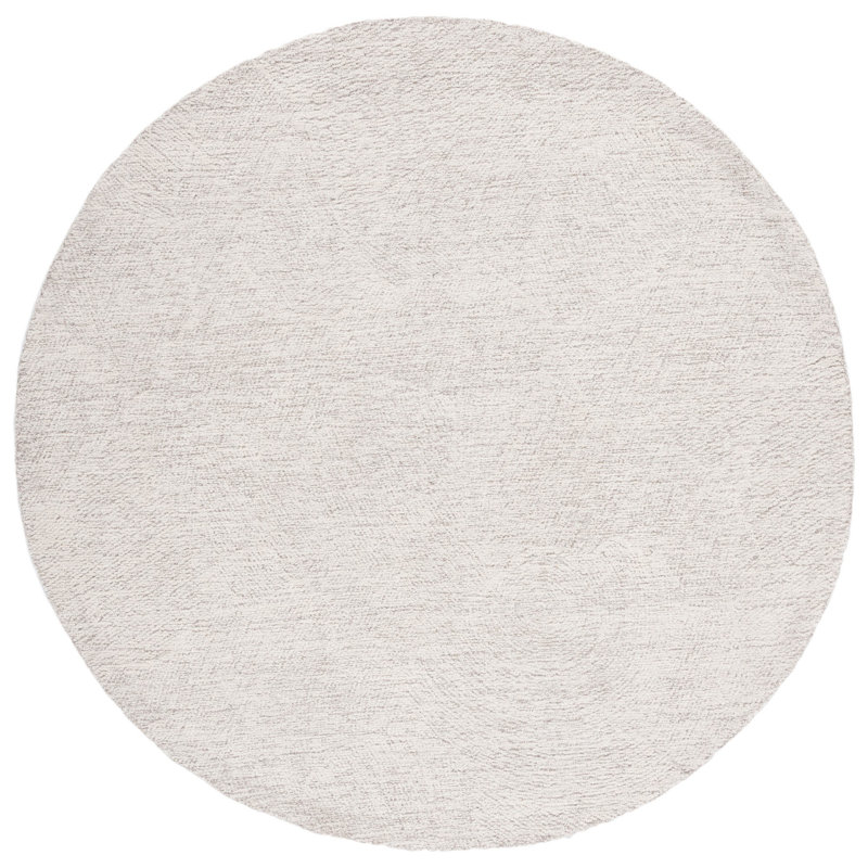 Airan Natural / Ivory Area Rug, Round 6'