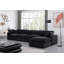 Canapé modulaire réversible en velours Hinesh-87141406