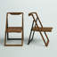 Chaise d'appoint pliante Caro en brun