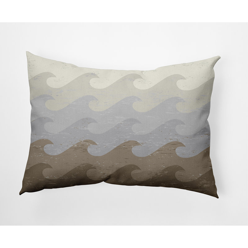 Housse et insert de coussin rectangulaire intérieur / extérieur Deep Sea, Pes