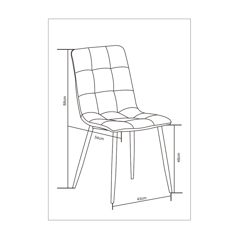 Aliauna Upholstered Side Chair, Dark Grey
