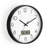 Amiryan Plastic Wall Clock with Perpetual Calendar 12 Inch - Black-120089860