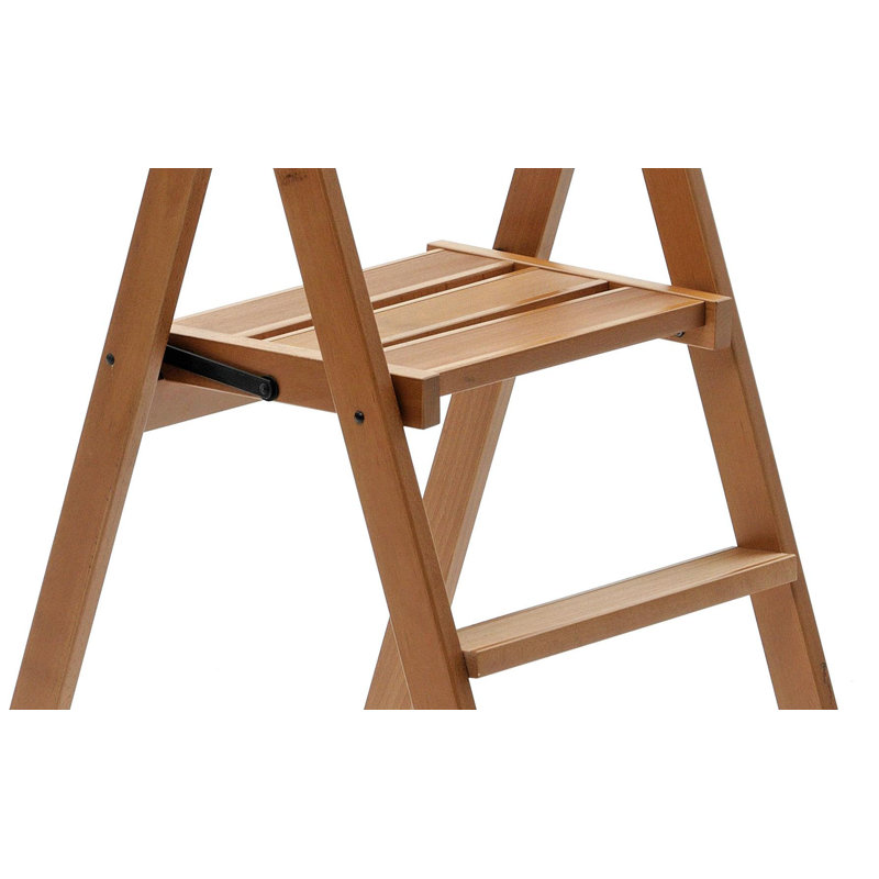 Bella 4 - Step Wood Folding Small Step Ladder