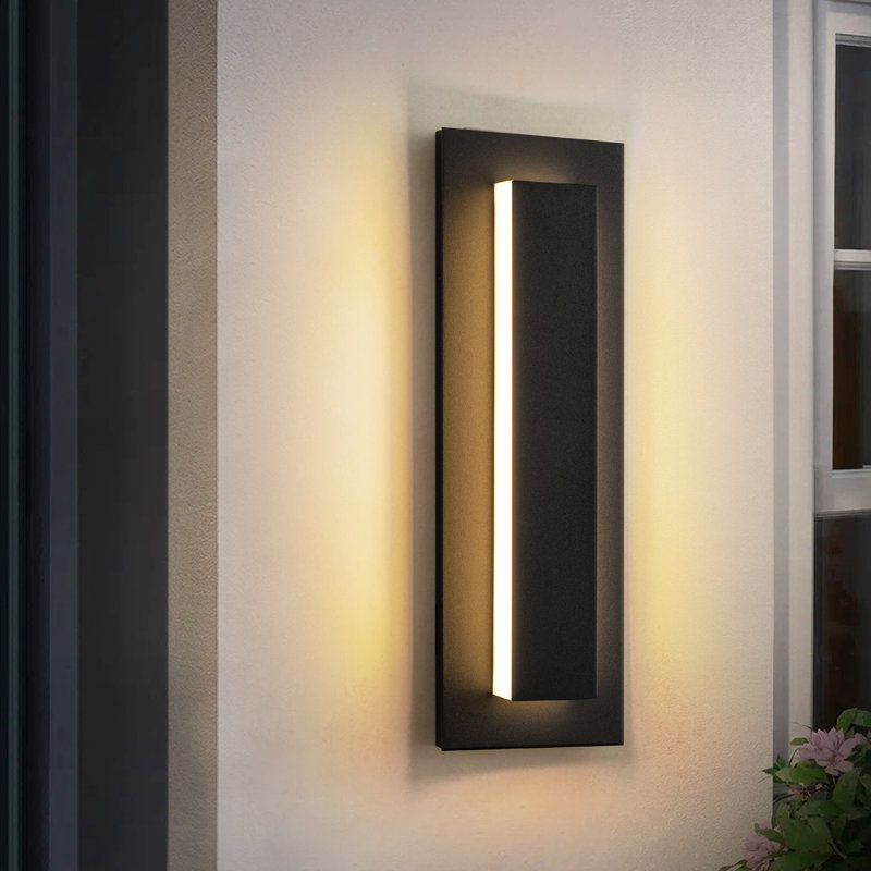 LED Dimmable Aluminum Wall Light, 15" H x 4.72" W x 2.4" D