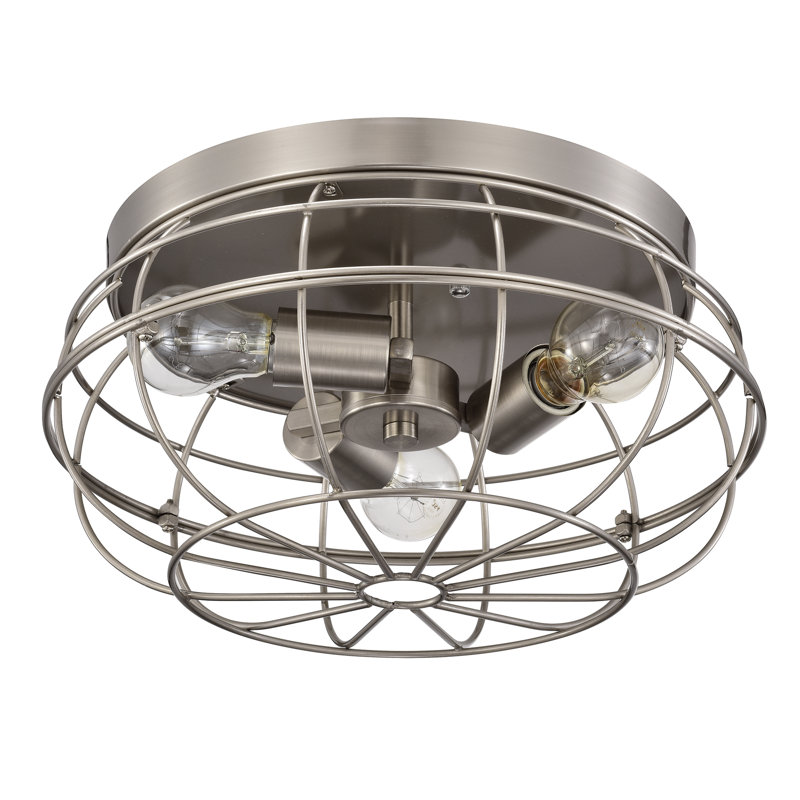 Flush Mount, Satin Nickel