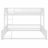 Floor Bunk Bed Frame With Ladder And Safety Guardrails-429480457-429480456