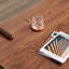 Table basse moderne en bois massif minimaliste-1332437198