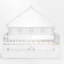 Lit plateforme double en bois avec rangement et garde-corps-89315638