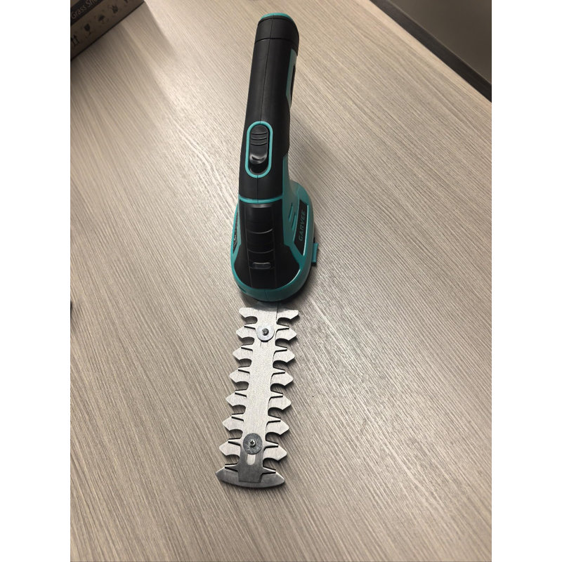 Cisaille à haies 2 en 1 portative électrique 7,2 V / coupe-herbe rechargeable avec batterie Lithium-Ion et câble de type C inclus Tondeuse à gazon sans fil et coupe-herbe
