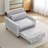 Modern 3 In 1 Convertible Sofa Bed,Sleeper Sofa With Pillows-1645155808