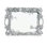 Butterfly Rectangle Floral Decorative Tray