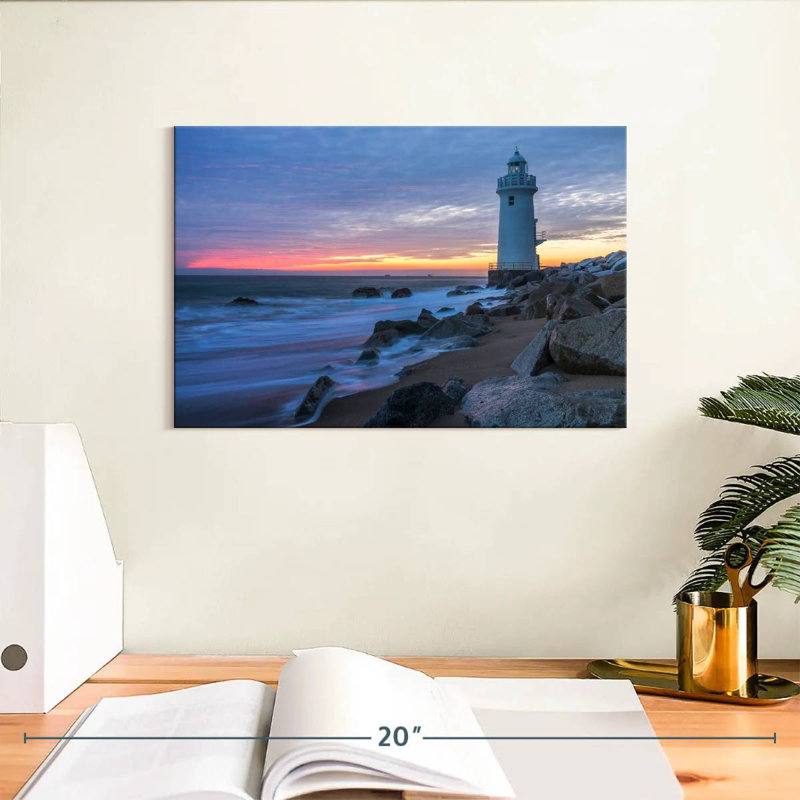 Paysage de phare Aletra, H 8 po x l 12 po