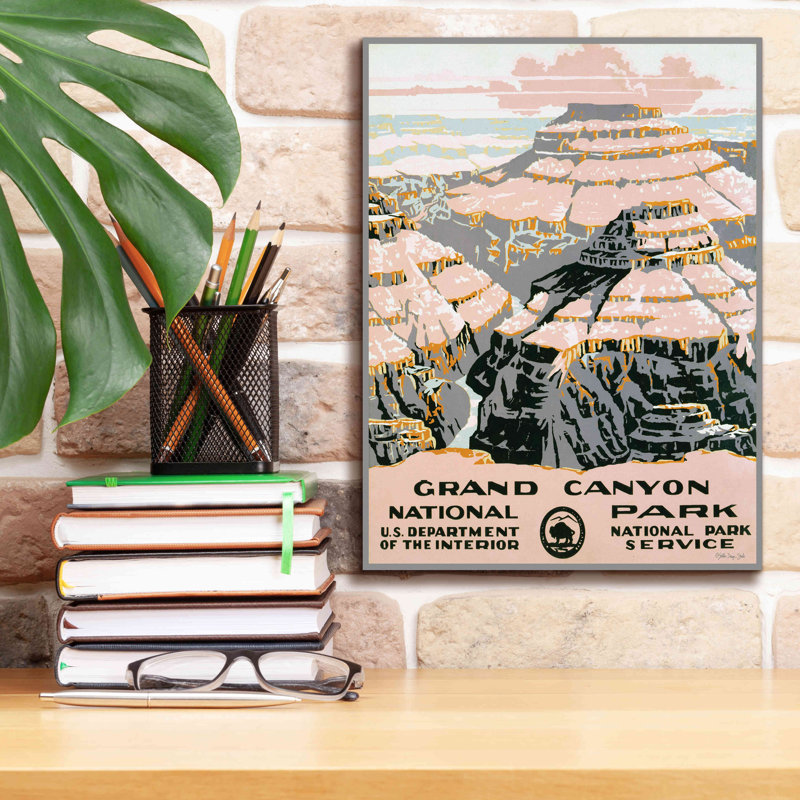 Epic Graffiti «Grand Canyon» par Stellar Design Stu Red Barrel Studio® «Grand Canyon» par Stellar Design Studio, estampe numérique sur toile